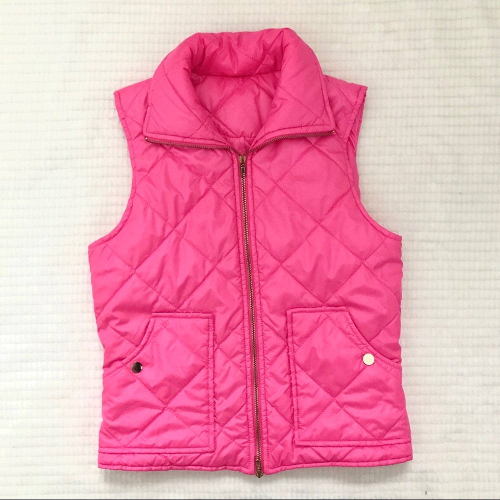 Pink Puffer Vest